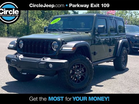 Certified 2024 Jeep Wrangler Unlimited Sport AWD/4WD image 1