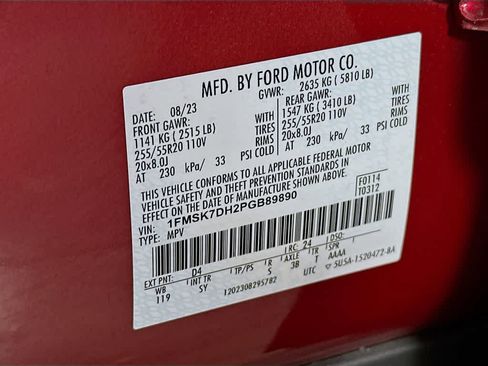 Certified 2023 Ford Explorer XLT w/ Equipment Group 202A image 23