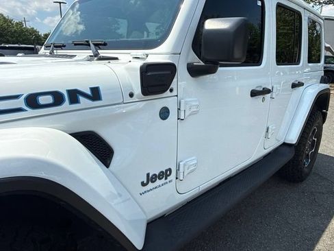 Used 2023 Jeep Wrangler Unlimited Rubicon 4xe w/ Steel Bumper Group AWD/4WD image 4