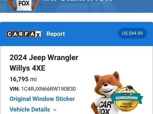 Used 2024 Jeep Wrangler Unlimited AWD/4WD image 7