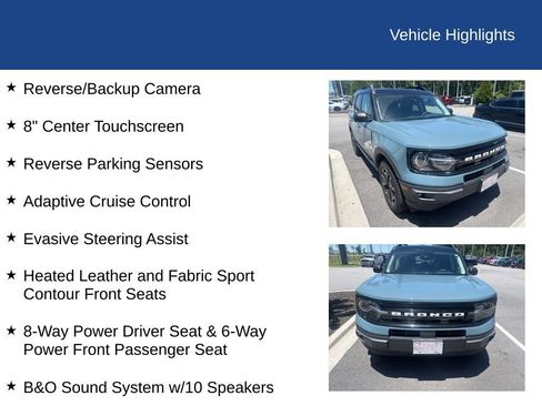Used 2022 Ford Bronco Sport Outer Banks w/ Tech Package AWD/4WD image 4