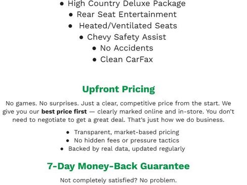 Used 2024 Chevrolet Tahoe High Country image 2