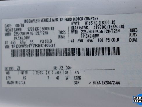 Used 2019 Ford F550 4x4 Crew Cab Super Duty image 43