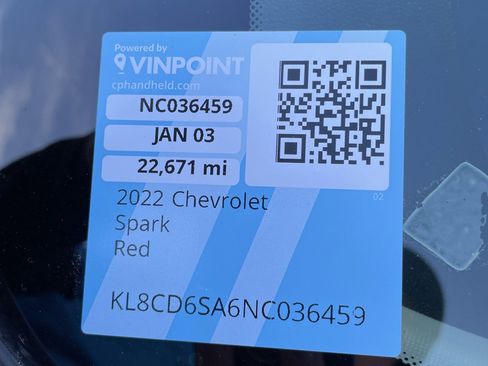 Certified 2022 Chevrolet Spark LT image 26