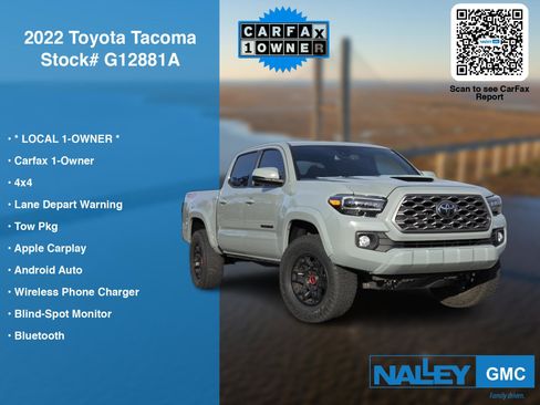 Used 2022 Toyota Tacoma TRD Sport w/ Technology Package image 7