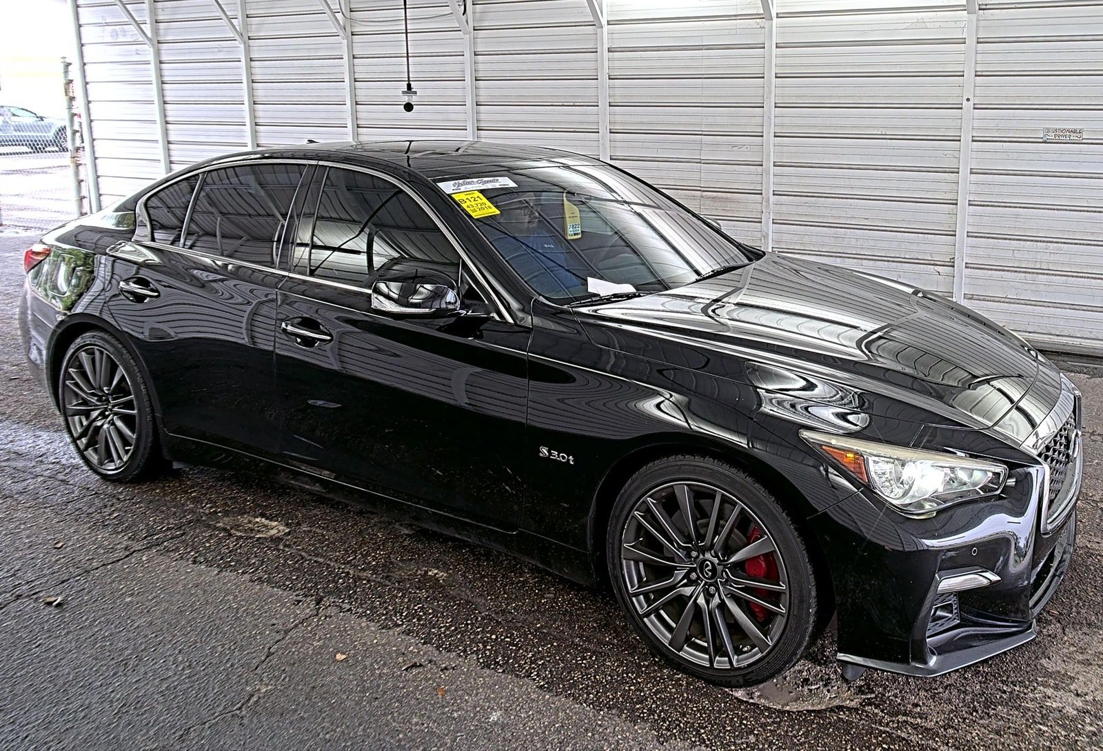 Used 2018 INFINITI Q50 Red Sport 400 w/ Sensory Package (Sport) RWD image 12