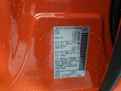 New 2026 Nissan Frontier PRO-4X w/ Pro-4x Convenience Package image 28