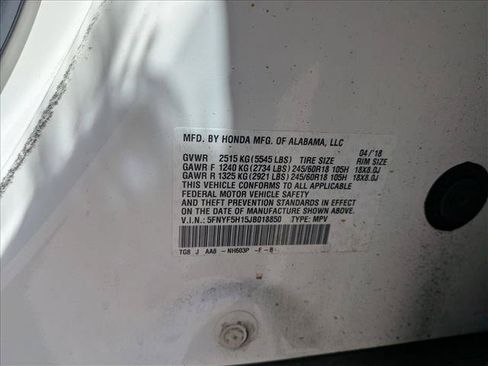 Used 2018 Honda Pilot LX image 16