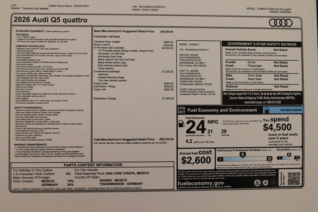 New 2026 Audi Q5 2.0T AWD/4WD image 33