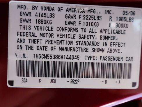 Used 2006 Honda Accord LX Special Edition image 43