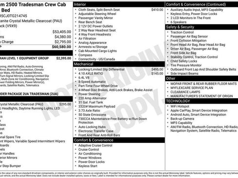 New 2026 RAM 2500 Tradesman AWD/4WD image 23