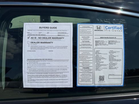 Certified 2024 Honda Accord LX image 37