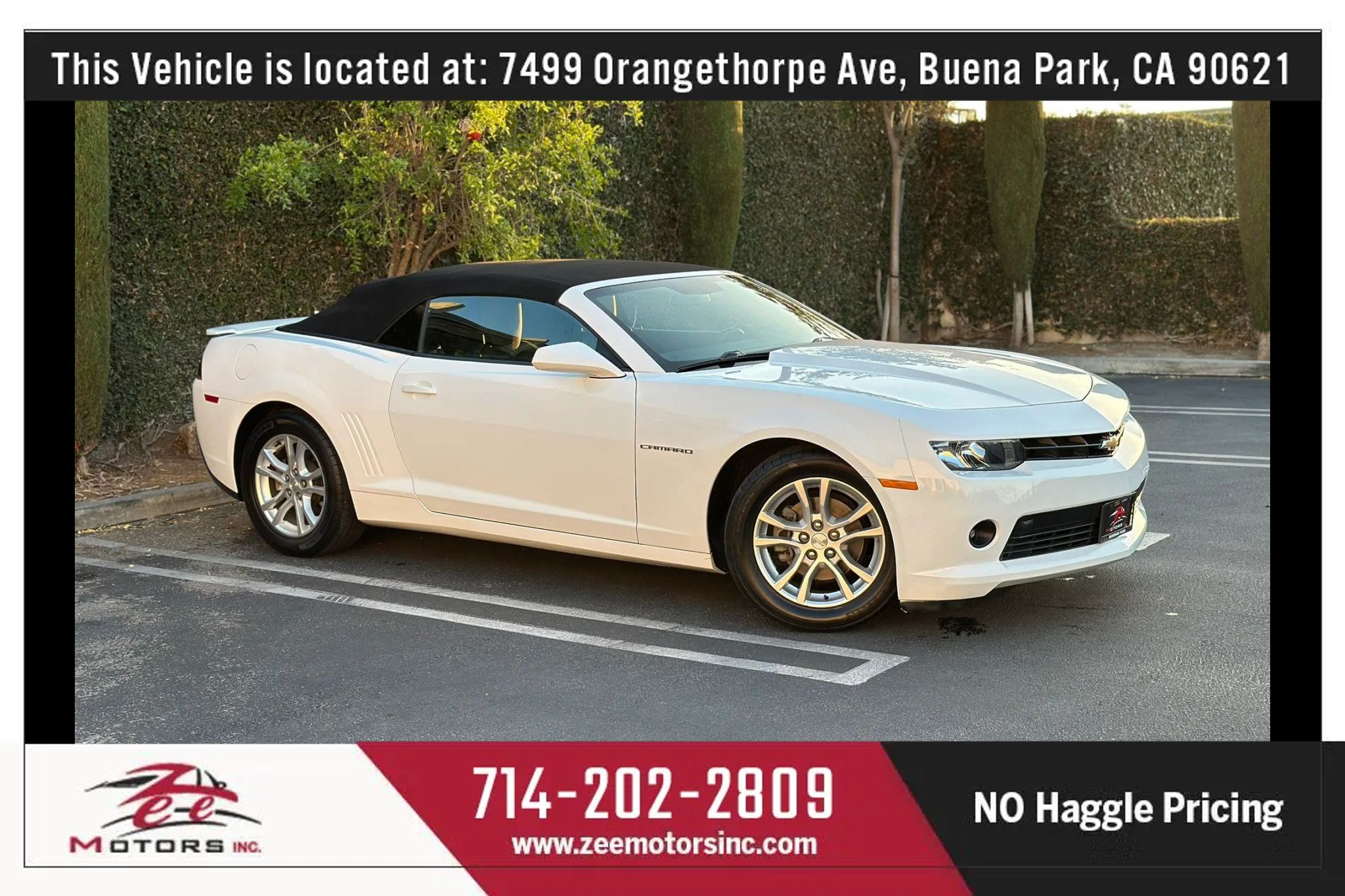 Used 2014 Chevrolet Camaro LT RWD image 2