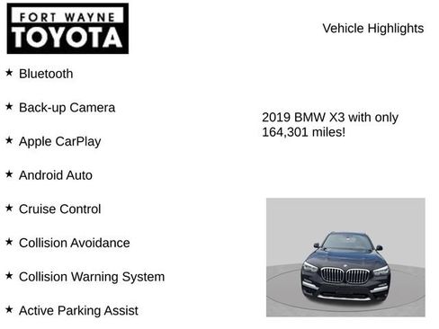 Used 2019 BMW X3 xDrive30i AWD/4WD image 8