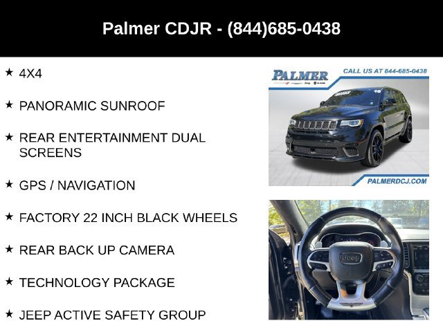 Used 2018 Jeep Grand Cherokee Trackhawk AWD/4WD image 6