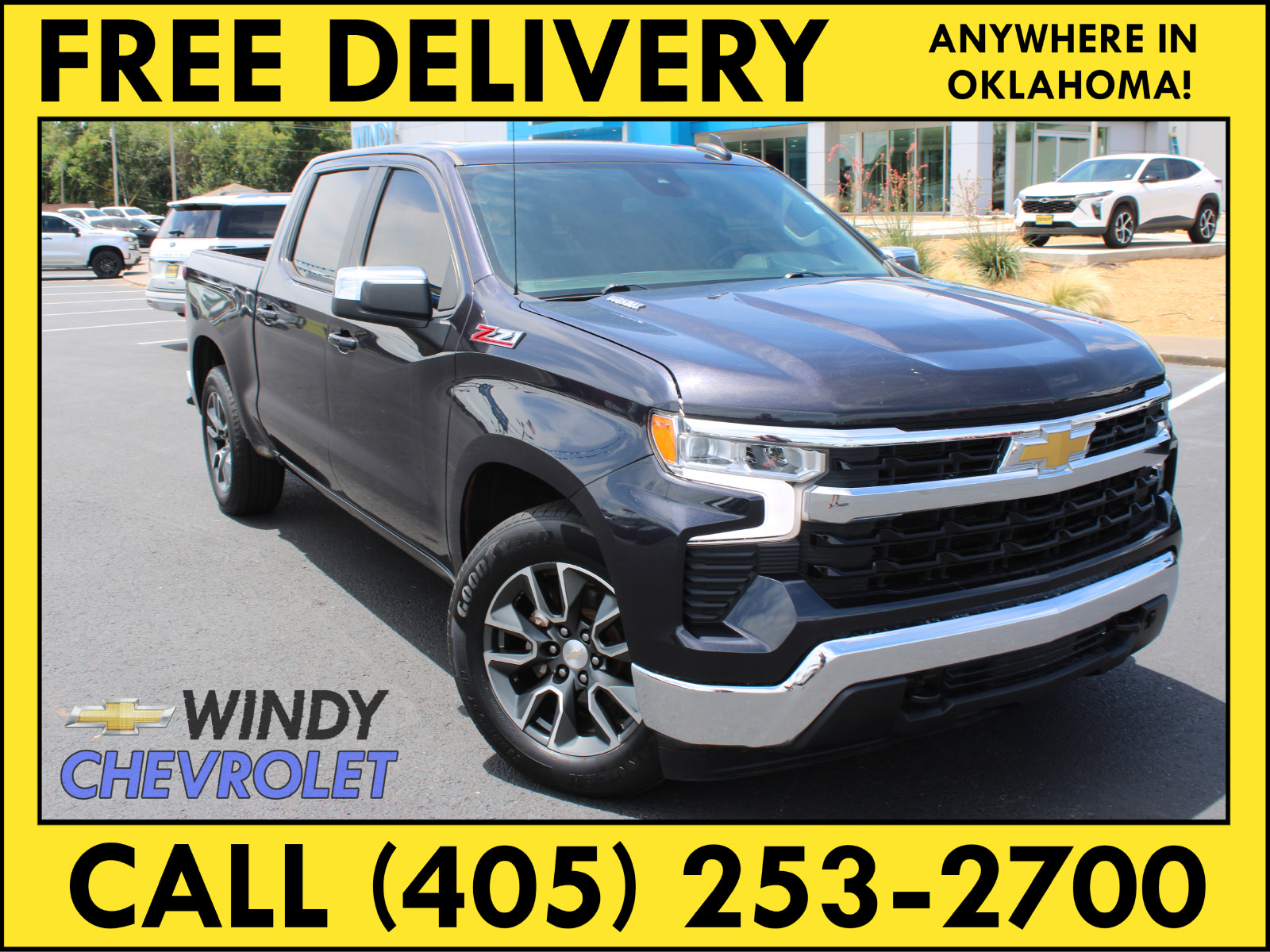 Used 2022 Chevrolet Silverado 1500 LT w/ Z71 Off-Road Package AWD/4WD image 1