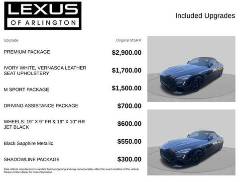 Used 2022 BMW Z4 sDrive30i w/ Premium Package RWD image 4