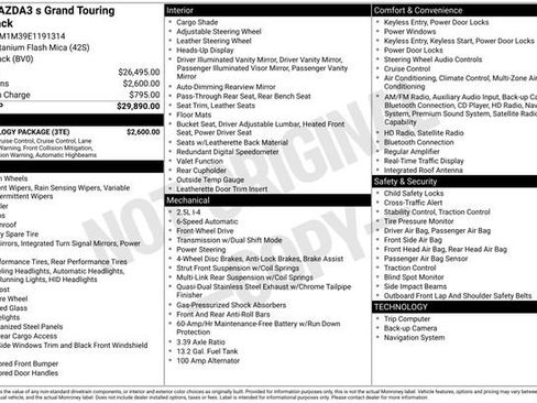 Used 2014 MAZDA MAZDA3 s Grand Touring w/ Technology Package FWD image 4