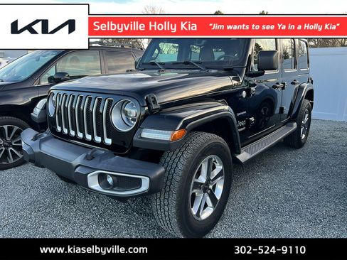 Used 2021 Jeep Wrangler Unlimited Sahara image 1