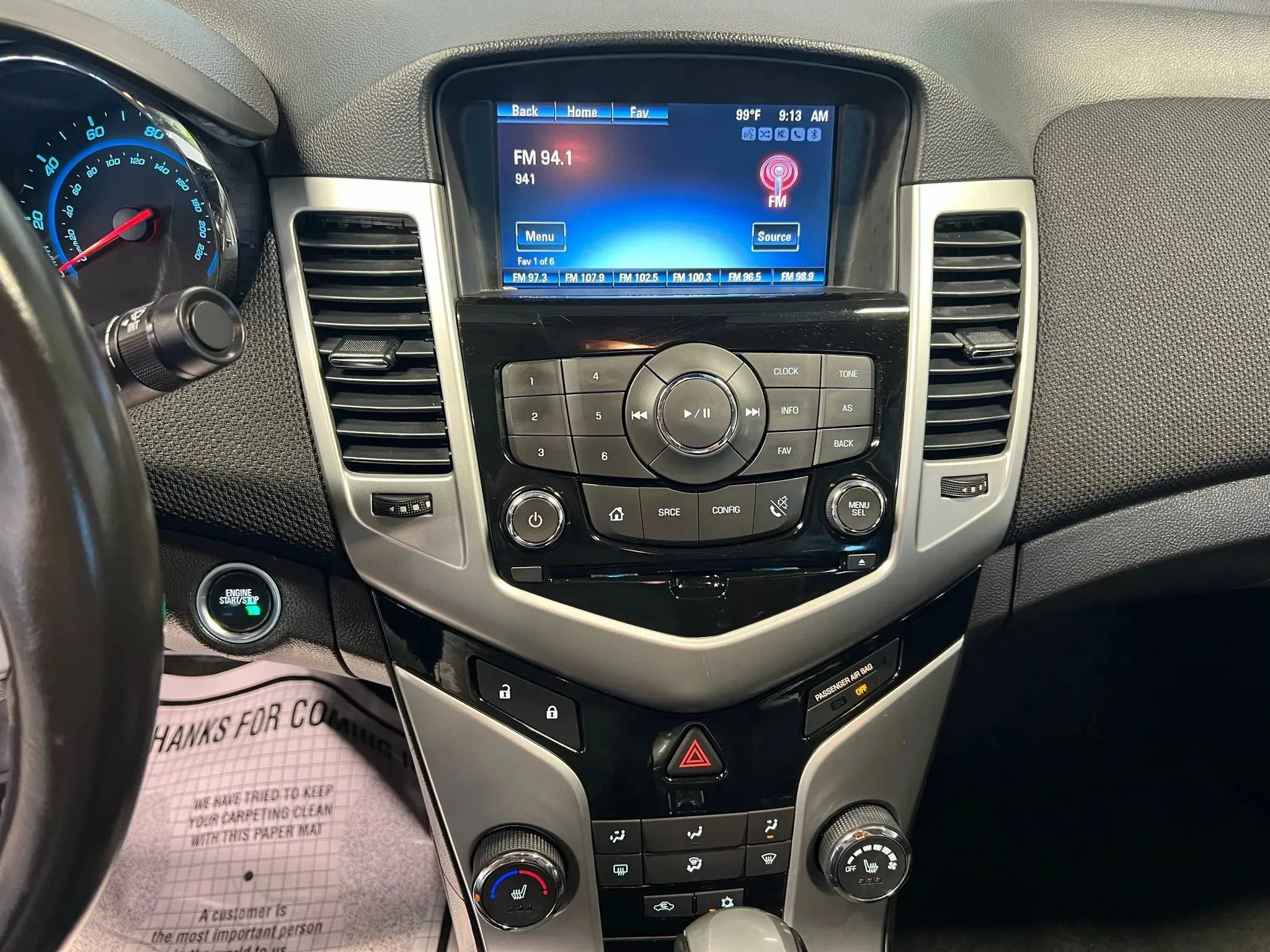 Used 2014 Chevrolet Cruze LT w/ Sun, Sound and Sport Package FWD image 13