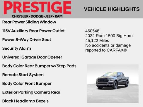 Used 2022 RAM 1500 Big Horn RWD image 4