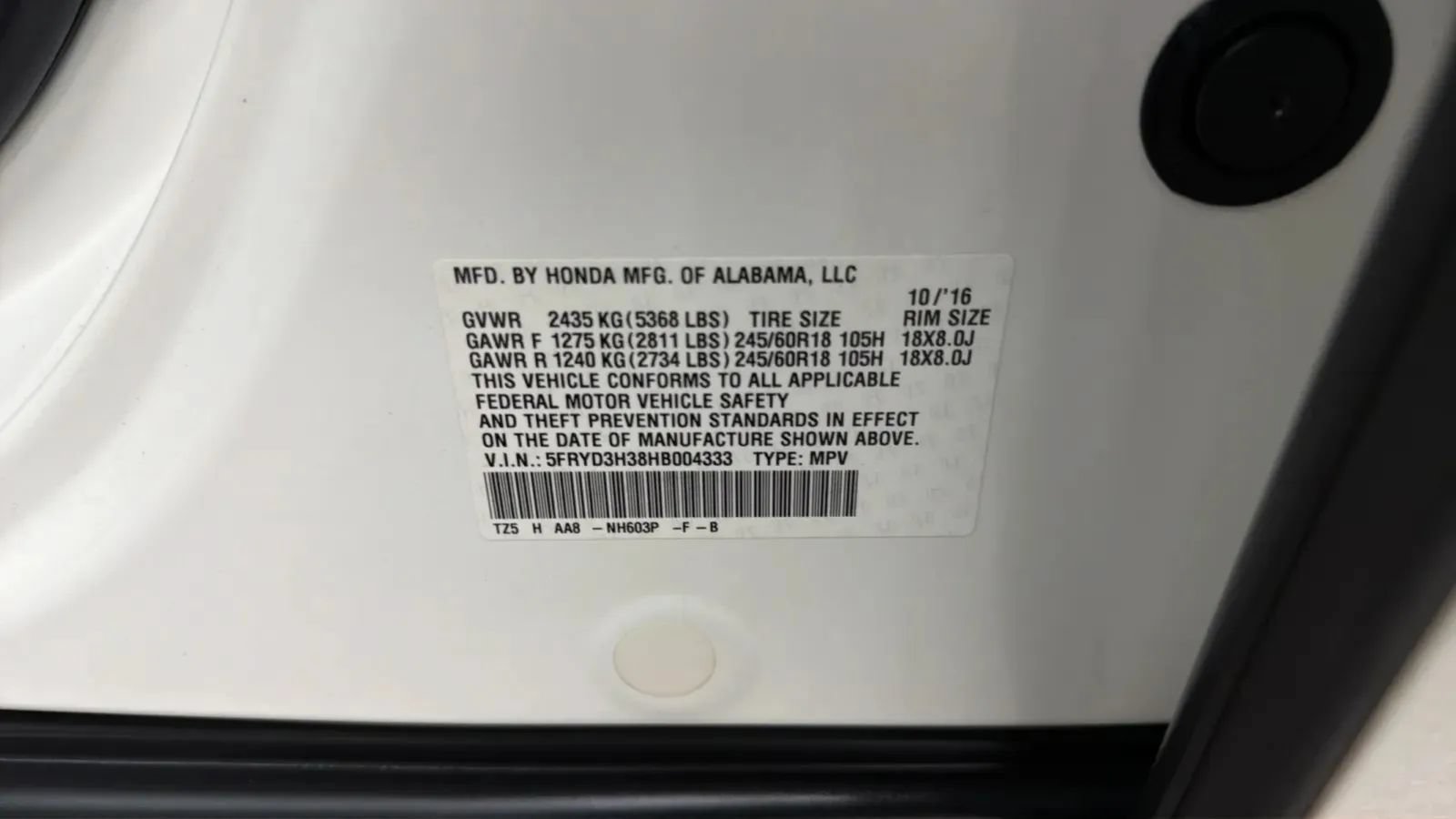Used 2017 Acura MDX FWD image 25