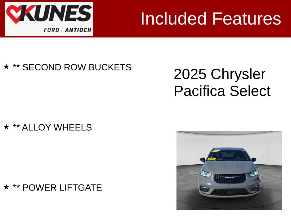 Used 2025 Chrysler Pacifica Select FWD image 4