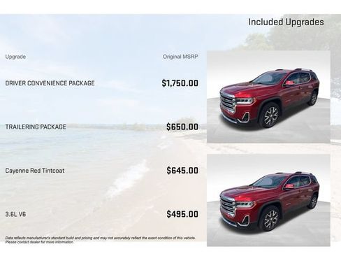 Used 2021 GMC Acadia SLE w/ Driver Convenience Package AWD/4WD image 2