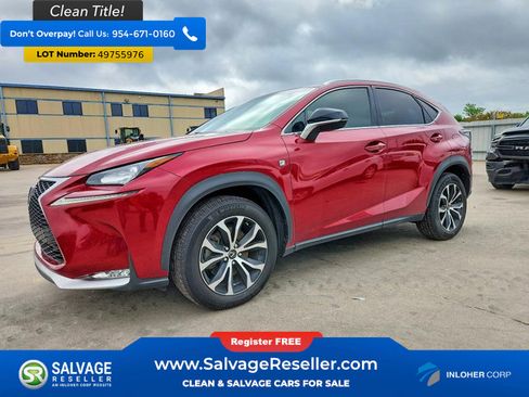 Used 2016 Lexus NX 200t F Sport w/ F Sport Premium Package AWD/4WD image 1