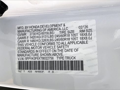 New 2026 Honda Ridgeline TrailSport image 22