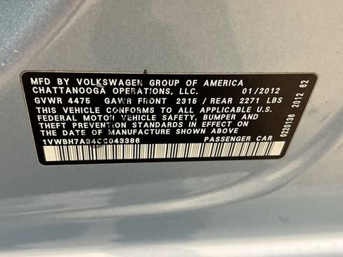 Used 2012 Volkswagen Passat 2.5 SE FWD image 27