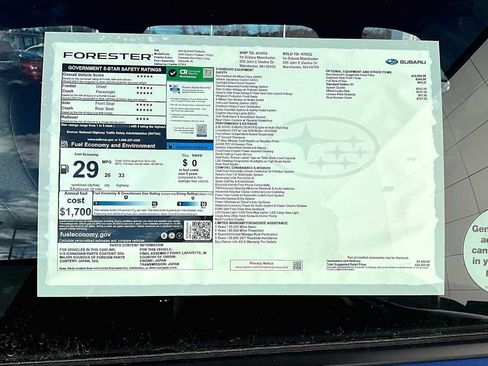 New 2026 Subaru Forester image 19