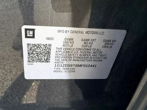 Used 2021 Chevrolet Malibu LT FWD image 8