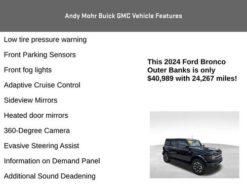 Used 2024 Ford Bronco Outer Banks AWD/4WD image 20