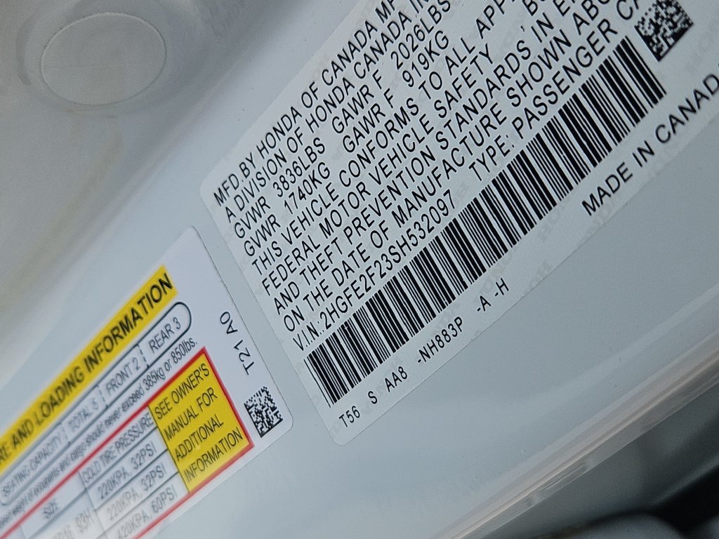 Certified 2025 Honda Civic LX image 14