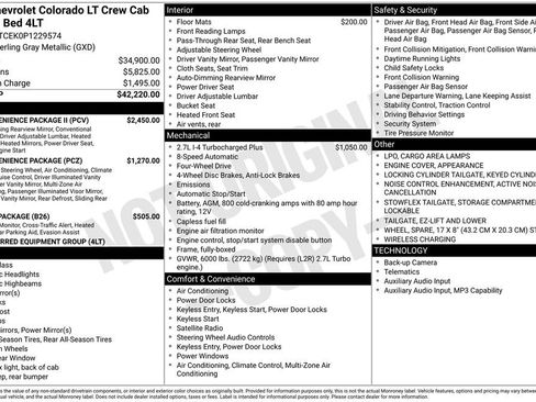 Certified 2023 Chevrolet Colorado LT w/ LT Convenience Package II AWD/4WD image 11