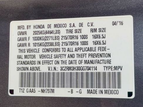 Used 2016 Honda CR-V LX image 25