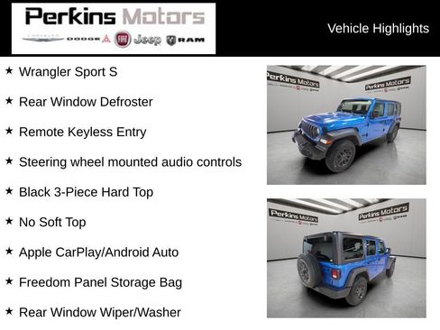 Used 2024 Jeep Wrangler Unlimited Sport AWD/4WD image 7