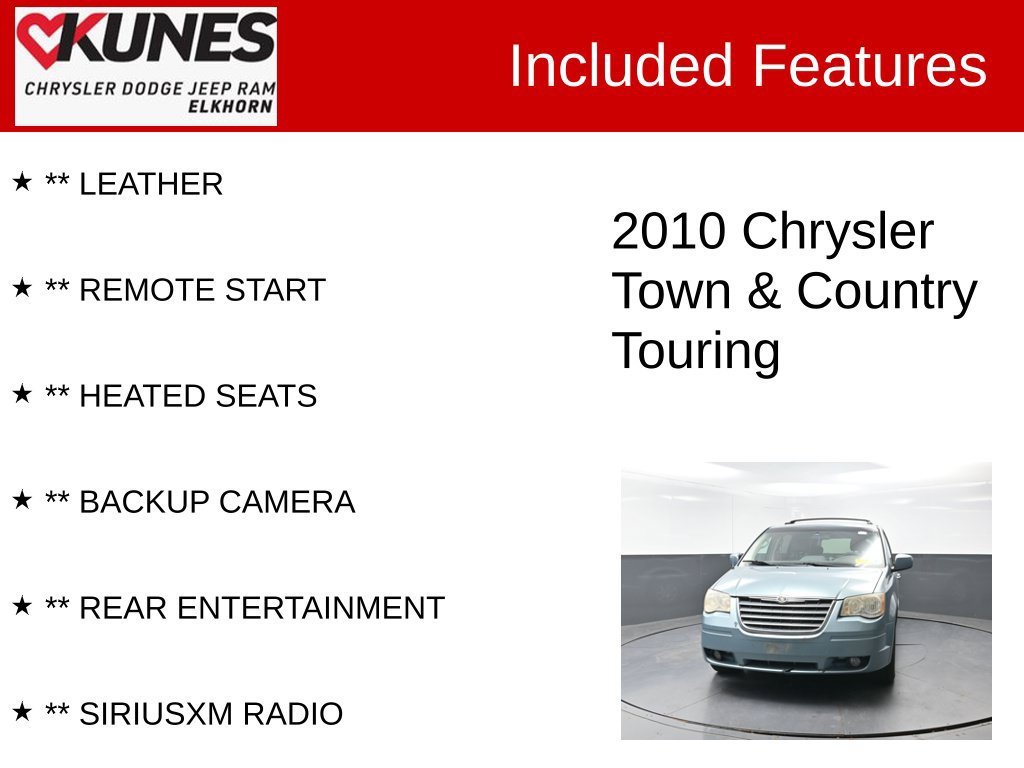 Used 2010 Chrysler Town & Country Touring FWD image 3