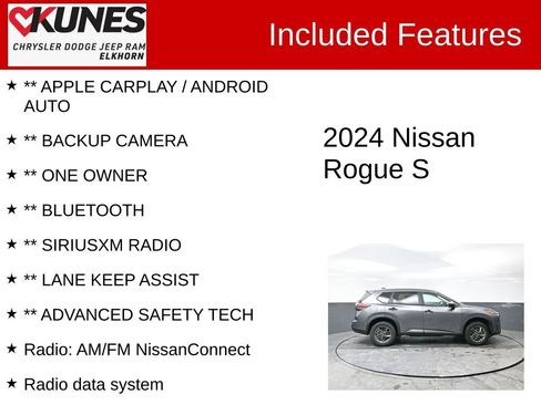 Used 2024 Nissan Rogue S image 2
