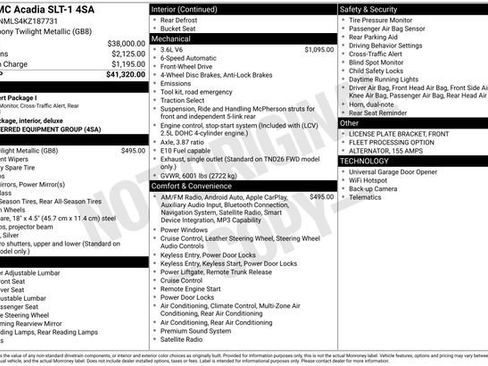 Used 2019 GMC Acadia SLT FWD image 27