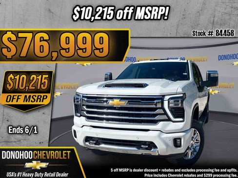 New 2026 Chevrolet Silverado 2500 High Country w/ Z71 Off-Road Package AWD/4WD image 1