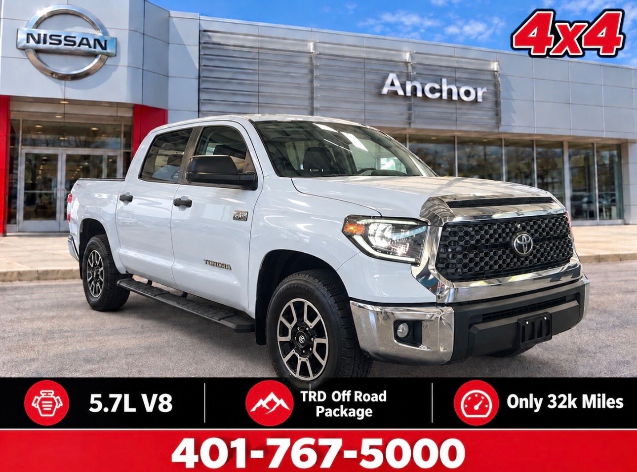 Used 2019 Toyota Tundra SR5 w/ TRD Off Road Package AWD/4WD image 3