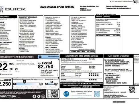Used 2026 Buick Enclave Sport Touring FWD image 2