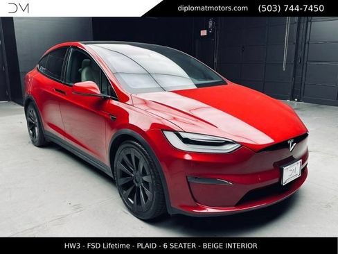 Used 2022 Tesla Model X Plaid AWD/4WD image 9