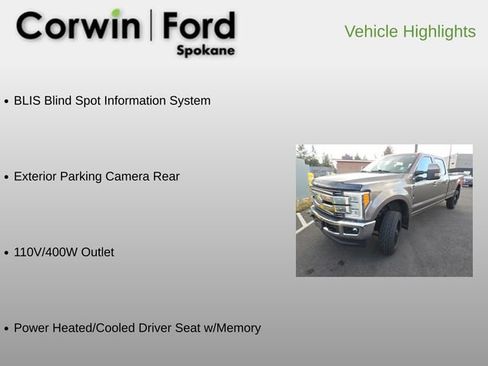 Used 2018 Ford F350 Lariat w/ Lariat Ultimate Package AWD/4WD image 12