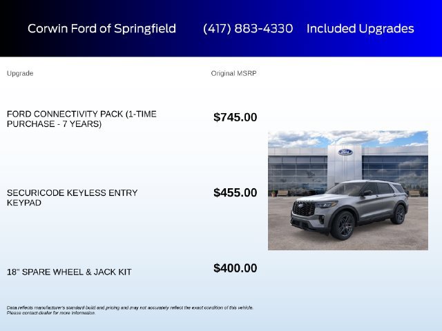 New 2026 Ford Explorer ST RWD image 5