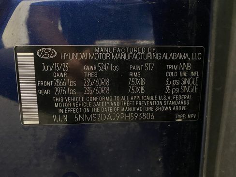 Certified 2023 Hyundai Santa Fe SEL w/ Cargo Package AWD/4WD image 32