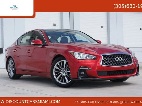 Used 2023 INFINITI Q50 Luxe w/ Cargo Package image 1
