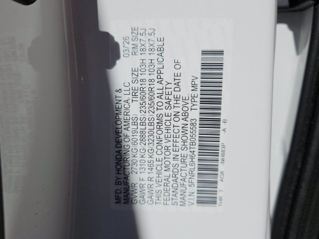 Used 2026 Honda Odyssey EX-L image 16